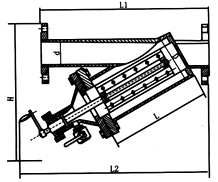 手搖刷式過濾器結構示意圖 手搖刷式過濾器結構示意圖