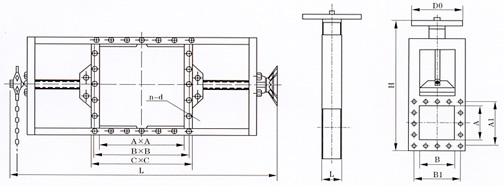 螺旋閘門結構示意圖