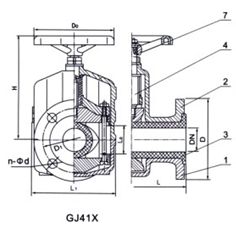 GJ(6,9)41X手動(dòng)管夾閥 GJ(6,9)41X手動(dòng)管夾閥
