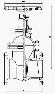 德標(biāo)閘閥 結(jié)構(gòu)圖 德標(biāo)閘閥 結(jié)構(gòu)圖