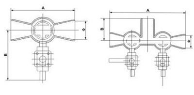 單(雙)沖洗旋塞閥結構示意圖 單(雙)沖洗旋塞閥結構示意圖